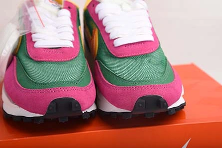 1:1 copy NIKE LD WAFFLE SACAI pink  MULTI - BV0073-301 Compact 8512