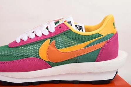 NIKE LD WAFFLE SACAI pink  MULTI - BV0073-301 Compact 8512