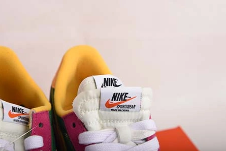 1:1 copy NIKE LD WAFFLE SACAI pink  MULTI - BV0073-301 Compact 8512