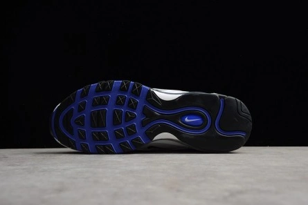 Entry-level luxury NIKE mens  Air Max 97 White Black-Persin Violet  921522-102 EyeCatching 7186