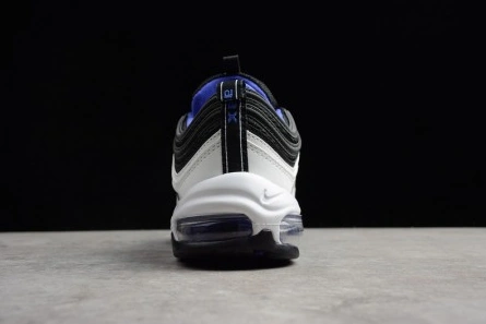 Entry-level luxury NIKE mens  Air Max 97 White Black-Persin Violet  921522-102 EyeCatching 7186