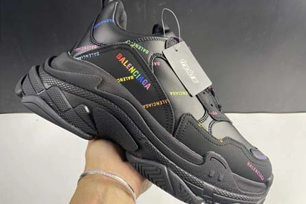 Parallel design NewStyle 2247 BALENCIAGA TRIPLE S TRAINERS BLACK LETTERS 524039 W2FA1 1210
