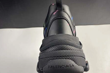 Parallel design NewStyle 2247 BALENCIAGA TRIPLE S TRAINERS BLACK LETTERS 524039 W2FA1 1210