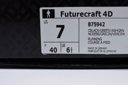 Designer inspired NewStyle 2776 Futurecraft 4D 'Black Ash' - adidas - B75942