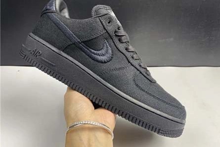 Close-to-original NewStyle 6501 Stussy x Nike Air Force 1 Low “Black” CZ9084-001