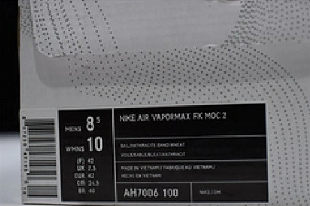 1:1 copy NewStyle 9650 Nike Air VaporMax Moc 2 Sail AH7006-100