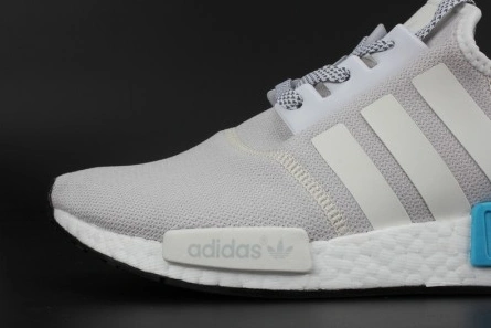 Low-cost NewStyle 983 ADIDAS NMD R1 NOMAD  WHITE   CYAN  S80207