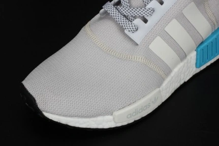 Low-cost NewStyle 983 ADIDAS NMD R1 NOMAD  WHITE   CYAN  S80207