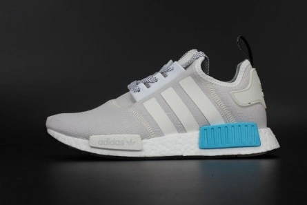 NewStyle 983 ADIDAS NMD R1 NOMAD  WHITE   CYAN  S80207