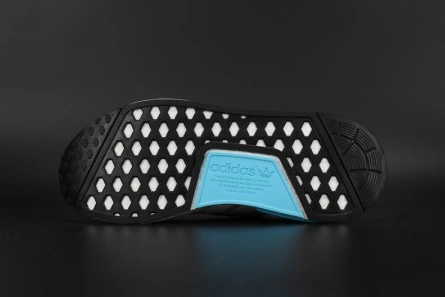 Low-cost NewStyle 983 ADIDAS NMD R1 NOMAD  WHITE   CYAN  S80207