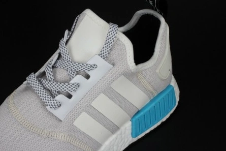 Low-cost NewStyle 983 ADIDAS NMD R1 NOMAD  WHITE   CYAN  S80207