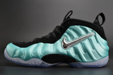 Nike Air Foamposite Pro "Island Green" Metallic Platinum mens 624041-303 Soft 6681