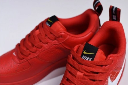 Top-grade copy Nike Air Force 1 '07 LV8 Utility Red White AJ7747-600 DailyWear 8710