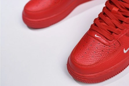 Top-grade copy Nike Air Force 1 '07 LV8 Utility Red White AJ7747-600 DailyWear 8710