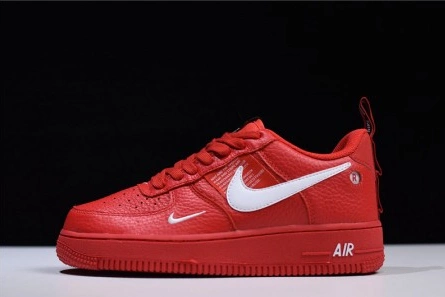 Nike Air Force 1 '07 LV8 Utility Red White AJ7747-600 DailyWear 8710