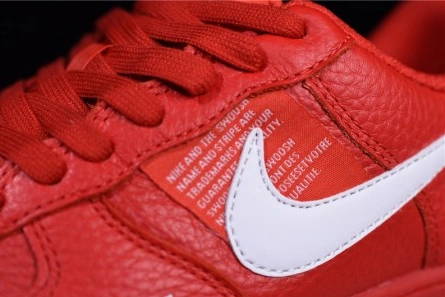 Top-grade copy Nike Air Force 1 '07 LV8 Utility Red White AJ7747-600 DailyWear 8710