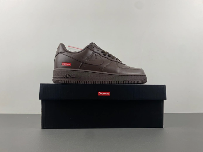 Nike Air Force 1 Low Supreme Baroque Brown CU9225-200 Durable 9926
