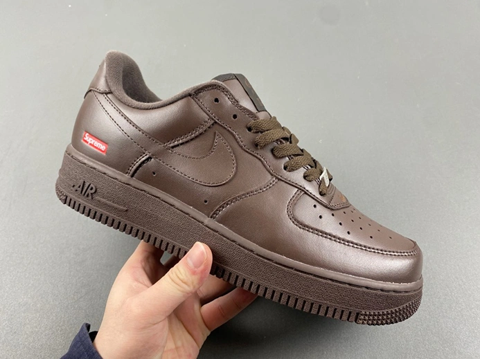 Accessible luxury Nike Air Force 1 Low Supreme Baroque Brown CU9225-200 Durable 9926