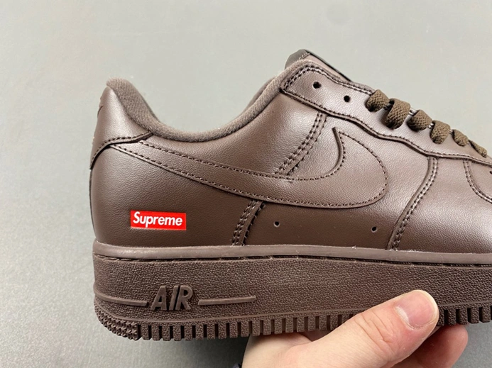 Accessible luxury Nike Air Force 1 Low Supreme Baroque Brown CU9225-200 Durable 9926