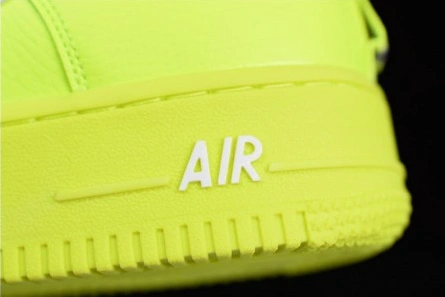 Budget-friendly Nike Air Force 1 Utility Volt AJ7747-700 DailyWear 8041