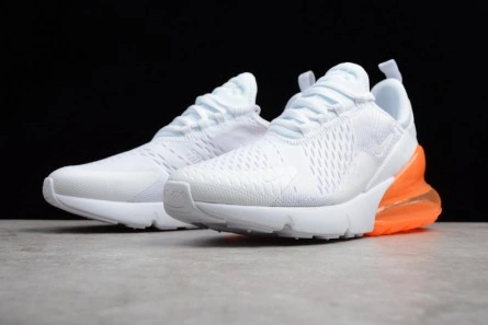 Nike Air Max 270 White Orange black AH8050-102 Popular 383