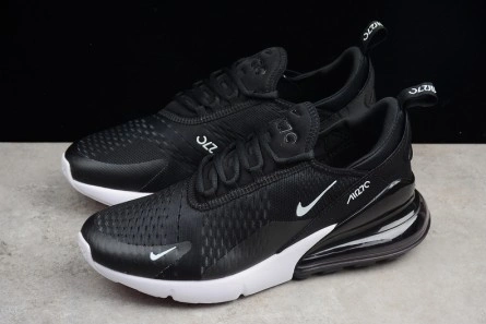 Designer inspired Nike Air Max 270 in black white AH8050-002 Sophisticated 8462