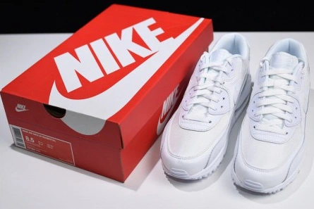 High-tier replica Nike Air Max 90 Essential | White  537384-111 Versatile 7539