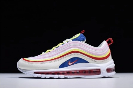 Nike Air Max 97 SE "Corduroy" Sail Volt Glow Arctic Pink womens AQ4137-101 Fashionable 7507
