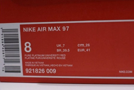 Non-authentic version Nike Air Max 97 Silver Bullet x Air Max 1 OG 921826-009 GoAnywhere 9242