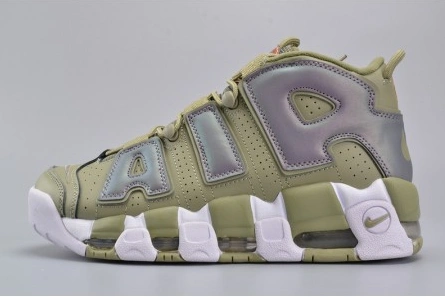 Nike Air More Uptempo "Iridescent" Dark Stucco White 917593-001 Trendy 2988