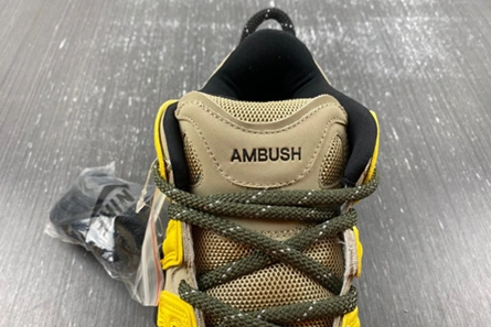 Parallel design Nike Air More Uptempo Low AMBUSH Vivid Sulfur Limestone  FB1299-200 WellDesigned 5604