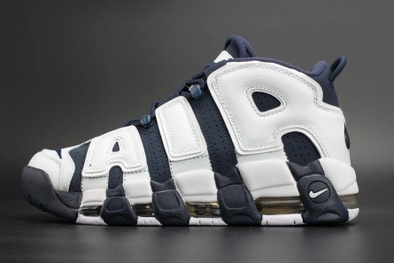 Nike Air More Uptempo "Olympic" White Midnight Navy mens 414962-104 ModernLook 2305