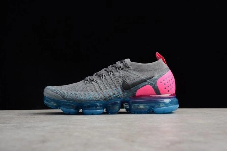 Nike Air VaporMax 2 "Gunsmoke" Orbit-Pink  Blast-Blue womens 942843-004 Minimalist 888