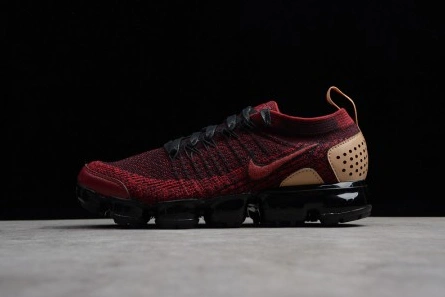 Nike Air VaporMax Flyknit 2 NRG Team Red Vachetta Tan AT8955 -600 Flexible 4559