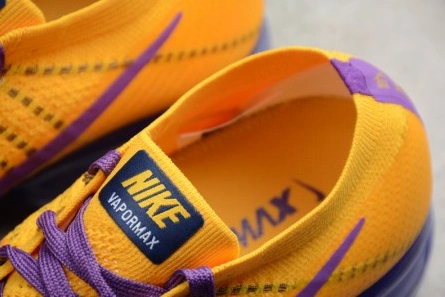 Entry-level luxury Nike Air VaporMax Flyknit 2018 Lemon Yellow Purple  mens AA3858-104 UrbanStyle 3833