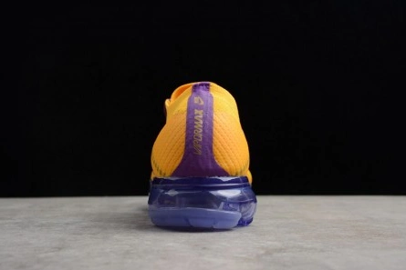 Entry-level luxury Nike Air VaporMax Flyknit 2018 Lemon Yellow Purple  mens AA3858-104 UrbanStyle 3833