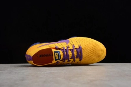 Entry-level luxury Nike Air VaporMax Flyknit 2018 Lemon Yellow Purple  mens AA3858-104 UrbanStyle 3833