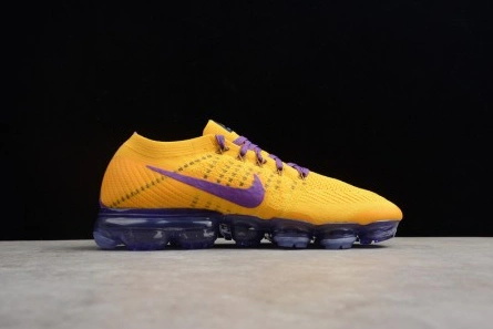 Entry-level luxury Nike Air VaporMax Flyknit 2018 Lemon Yellow Purple  mens AA3858-104 UrbanStyle 3833