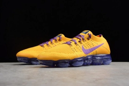 Entry-level luxury Nike Air VaporMax Flyknit 2018 Lemon Yellow Purple  mens AA3858-104 UrbanStyle 3833