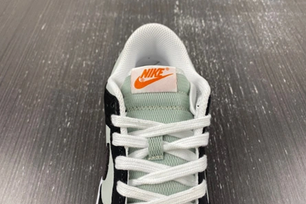 Nike Dunk Low Grey Black Orange Mini Swoosh  FN7808-001 BestValue 5236