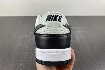 Budget-friendly Nike Dunk Low Grey Black Orange Mini Swoosh  FN7808-001 BestValue 5236