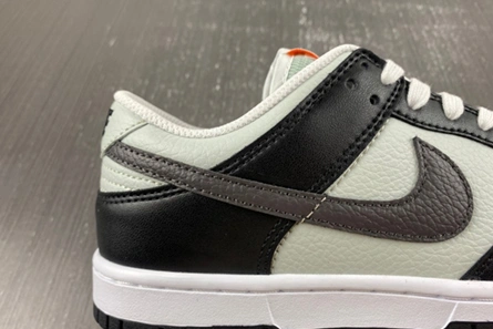 Budget-friendly Nike Dunk Low Grey Black Orange Mini Swoosh  FN7808-001 BestValue 5236
