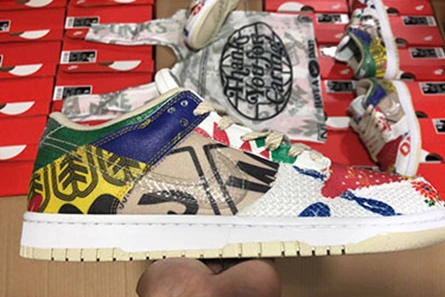 High-tier replica Nike Dunk Low SP “Thank You For Caring” DA6125-900 Trendsetting 3837