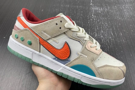 Fashion duplicate Nike Dunk Low Scrap Shapeless, Formless, Limitless  DQ4975-181 StreetReady 7340