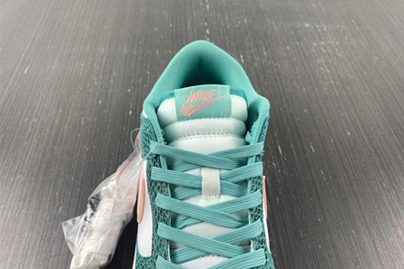 Price-wise Nike Dunk Low Snakeskin Washed Teal Bleached Coral  DR8577-300 Affordable 3058