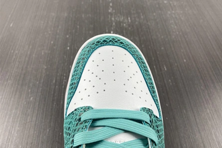 Price-wise Nike Dunk Low Snakeskin Washed Teal Bleached Coral  DR8577-300 Affordable 3058