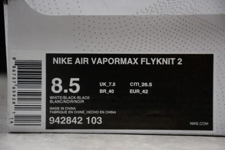 Economical Nike Mens Air Vapormax Flyknit 2.0 Reverse Orca 942842-103 Versatile 7222