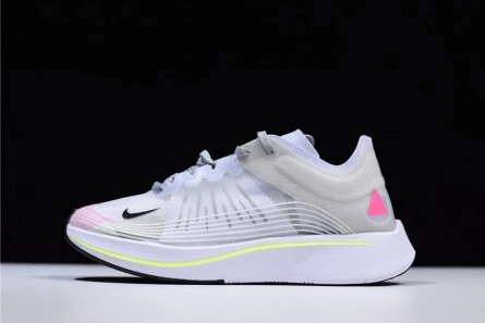 Fair-priced Nike Mens Lab Zoom Fly SP Swoosh Pinwheel Light Gray White Pink Yellow AA3172-106 Compact 4159