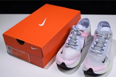 Fair-priced Nike Mens Lab Zoom Fly SP Swoosh Pinwheel Light Gray White Pink Yellow AA3172-106 Compact 4159