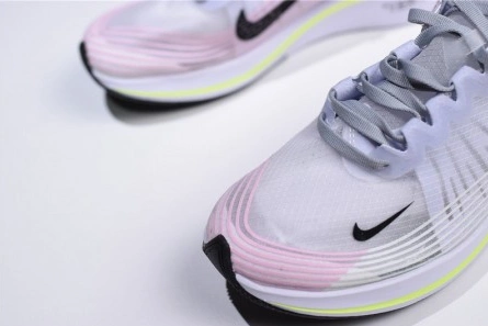 Fair-priced Nike Mens Lab Zoom Fly SP Swoosh Pinwheel Light Gray White Pink Yellow AA3172-106 Compact 4159
